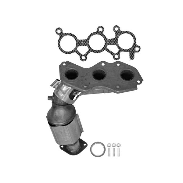 Eastern Catalytic 41104 Catalytic Converter with Integrated Exhaust Manifold, Front Right Passenger Side