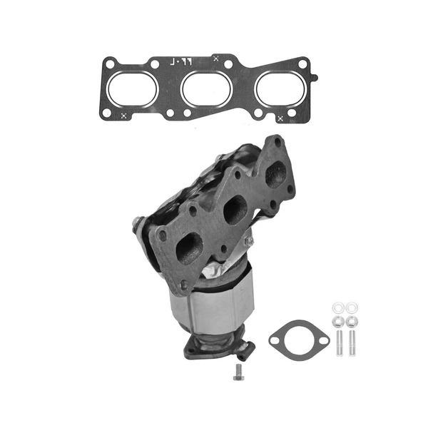Eastern Catalytic 41111 Catalytic Converter with Integrated Exhaust Manifold, Front Left Driver Side