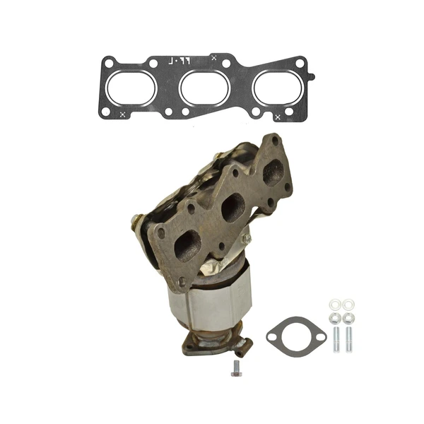 Eastern Catalytic 41111 Catalytic Converter with Integrated Exhaust Manifold, Front Left Driver Side