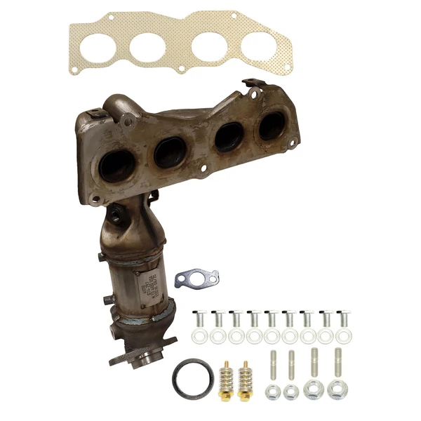Eastern Catalytic 41178 Catalytic Converter with Integrated Exhaust Manifold, Front Side