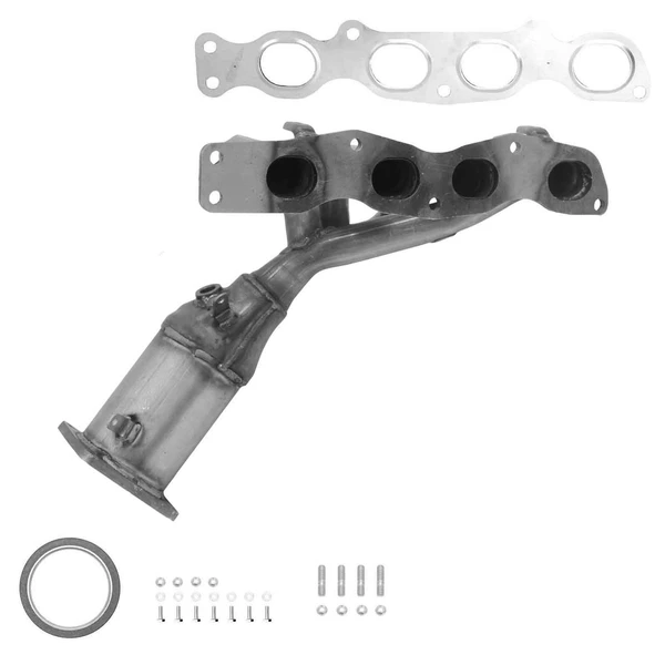 Eastern Catalytic 41184 Catalytic Converter with Integrated Exhaust Manifold, Front Side
