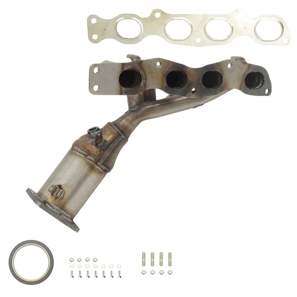 Eastern Catalytic 41184 Catalytic Converter with Integrated Exhaust Manifold, Front Side