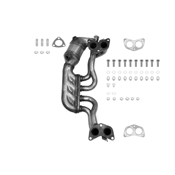 Eastern Catalytic 41209 Catalytic Converter with Integrated Exhaust Manifold, Front Side