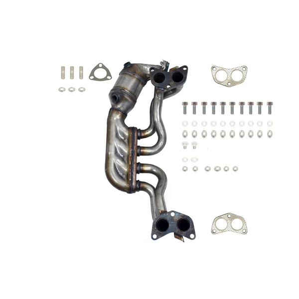 Eastern Catalytic 41209 Catalytic Converter with Integrated Exhaust Manifold, Front Side