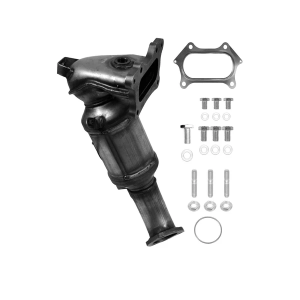 Eastern Catalytic 41228 Catalytic Converter with Integrated Exhaust Manifold, Front Side