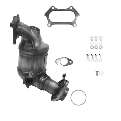 Eastern Catalytic 41255 Catalytic Converter with Integrated Exhaust Manifold, Front Side
