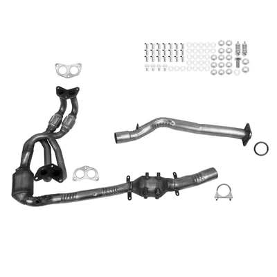 Eastern Catalytic 41256 Catalytic Converter with Integrated Exhaust Manifold, Front Side
