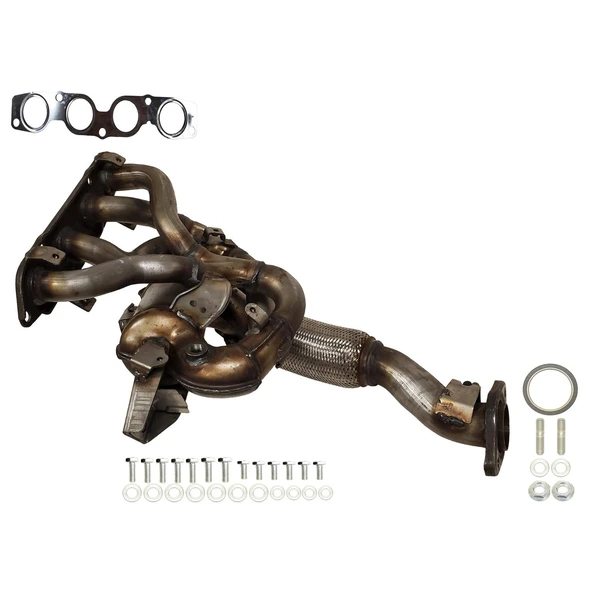 Eastern Catalytic 41279 Catalytic Converter with Integrated Exhaust Manifold, Front Side