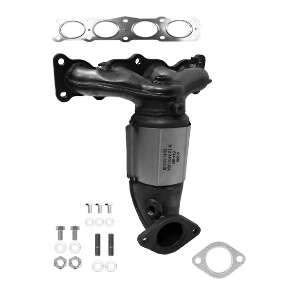 Eastern Catalytic 41290 Catalytic Converter with Integrated Exhaust Manifold, Front Side