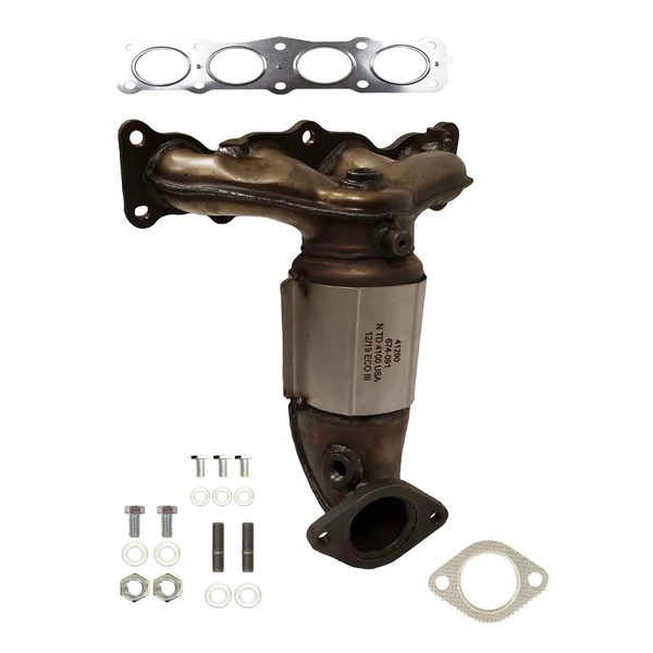 Eastern Catalytic 41290 Catalytic Converter with Integrated Exhaust Manifold, Front Side