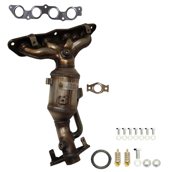 Eastern Catalytic 41319 Catalytic Converter with Integrated Exhaust Manifold, Front Side