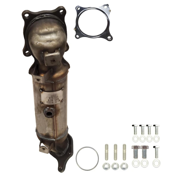 Eastern Catalytic 41331 Catalytic Converter with Integrated Exhaust Manifold, Front Side