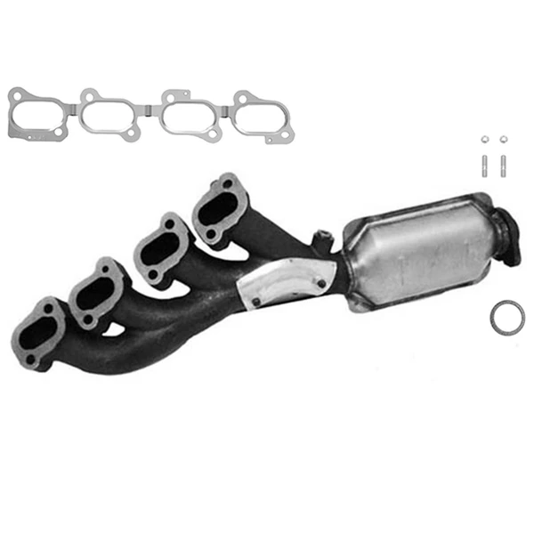Eastern Catalytic 50465 Catalytic Converter with Integrated Exhaust Manifold, Right Passenger Side