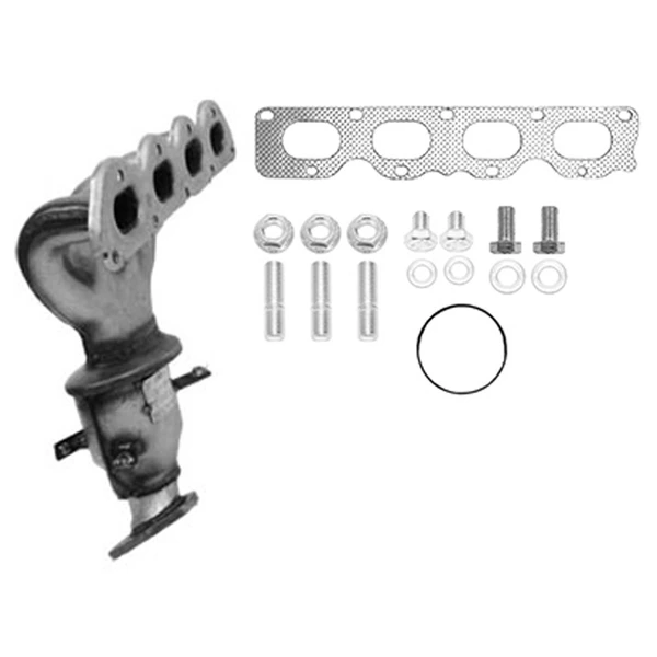 Eastern Catalytic 50485 Catalytic Converter with Integrated Exhaust Manifold, Front Side