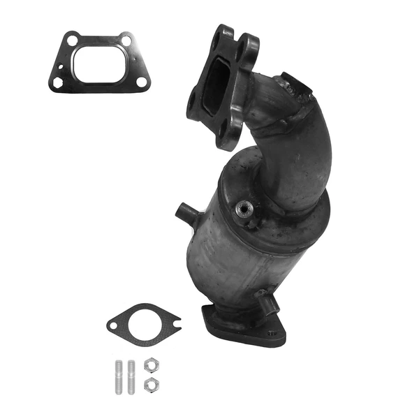 Eastern Catalytic 50581 Catalytic Converter with Integrated Exhaust Manifold, Front Right Passenger Side