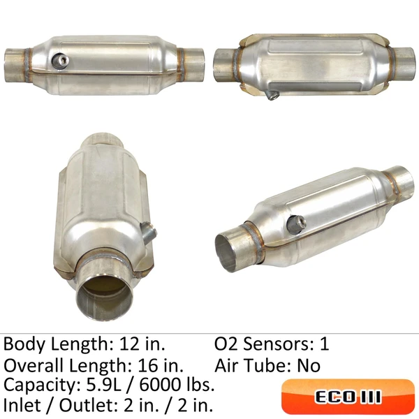 Eastern Catalytic 92734 Catalytic Converter, Rear Side