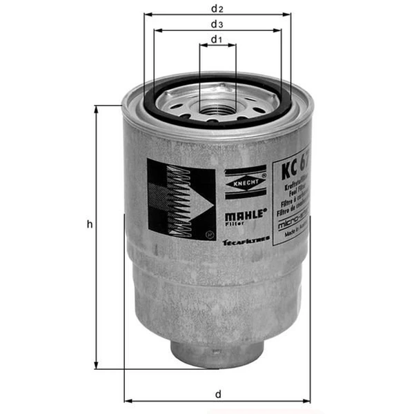 Fuel Filter - Mahle KC 46