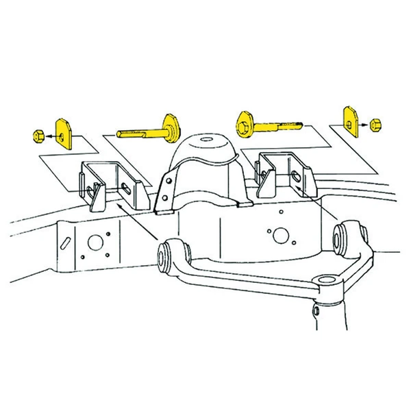 MOOG K8674 Alignment Caster / Camber Kit, Front Side