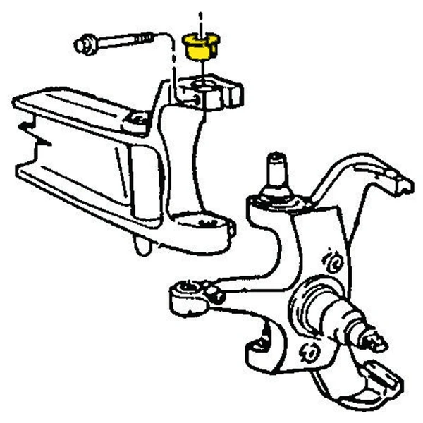 MOOG K80108 Alignment Caster / Camber Bushing, Front Side