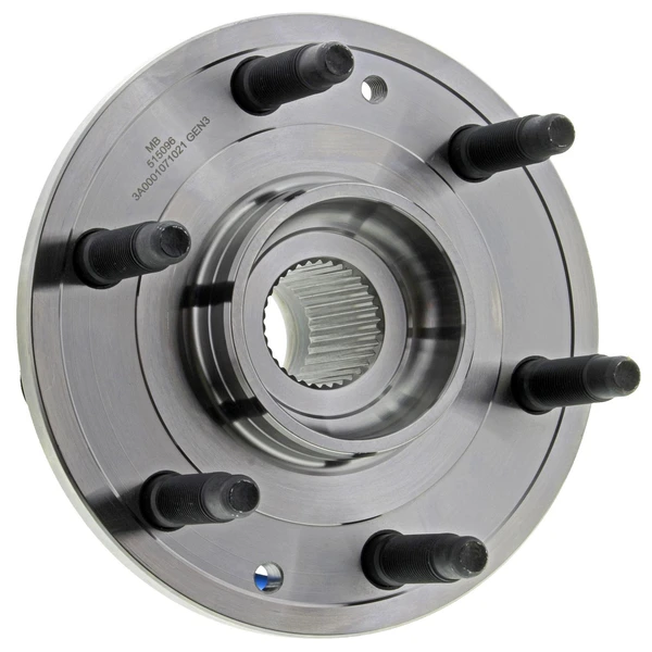 Mevotech H515096HW Wheel Bearing and Hub Assembly, Front Side