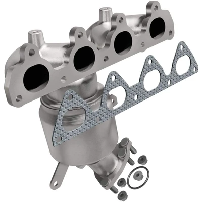 MagnaFlow 452029 Catalytic Converter with Integrated Exhaust Manifold, Front Side