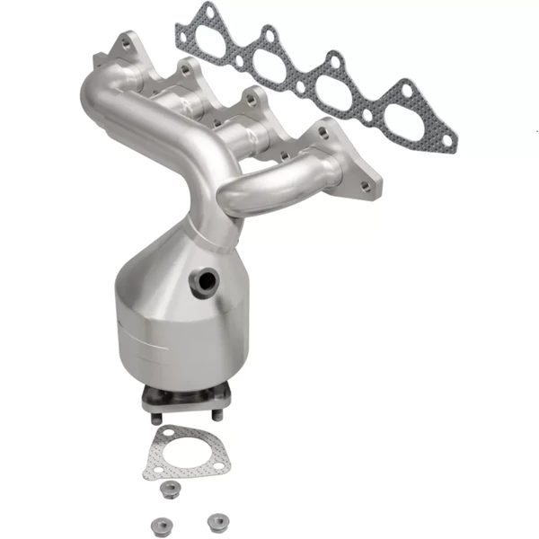 MagnaFlow 452039 Catalytic Converter with Integrated Exhaust Manifold, Front Side