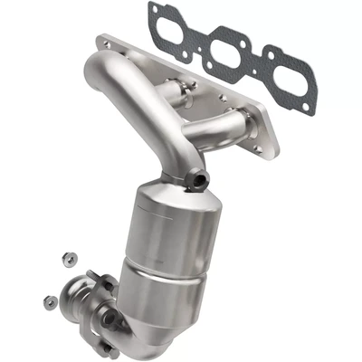 MagnaFlow 452367 Catalytic Converter with Integrated Exhaust Manifold, Front Side