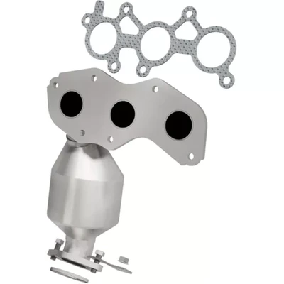 MagnaFlow 51858 Catalytic Converter with Integrated Exhaust Manifold, Front Side
