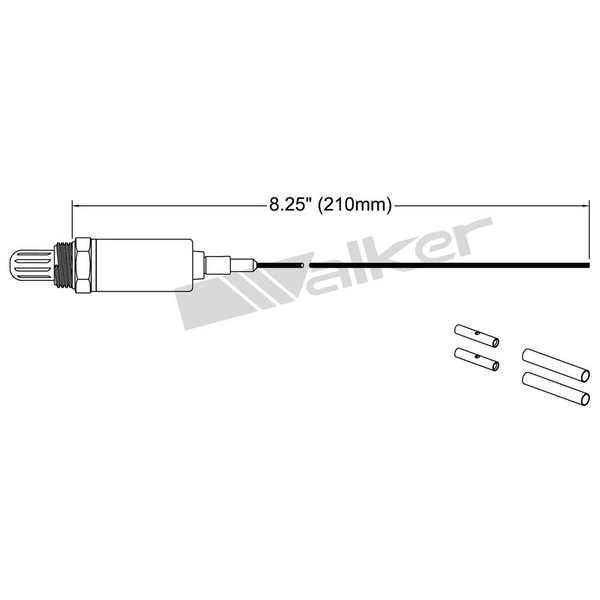 Walker Products 250-21000 Oxygen Sensor, Upstream