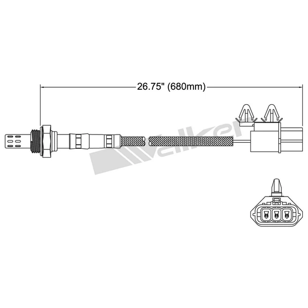 Walker Products 250-23133 Oxygen Sensor