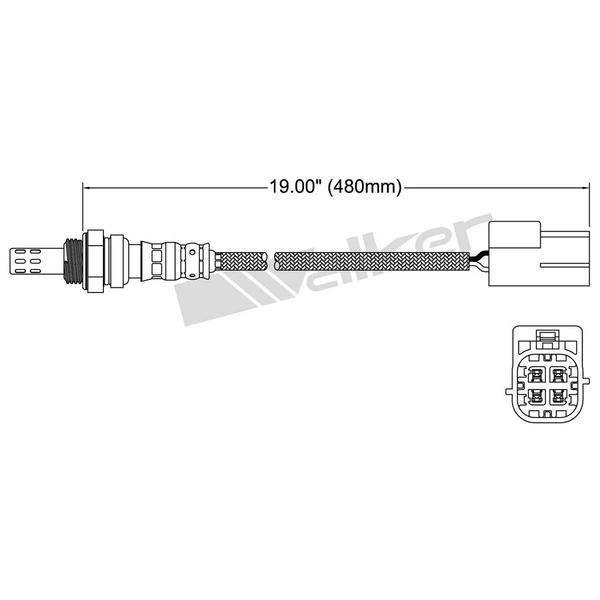 Walker Products 250-24403 Oxygen Sensor