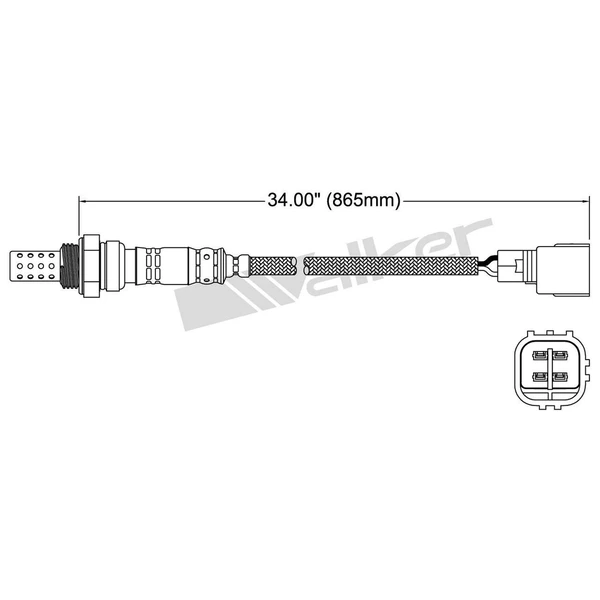 Walker Products 250-24404 Oxygen Sensor