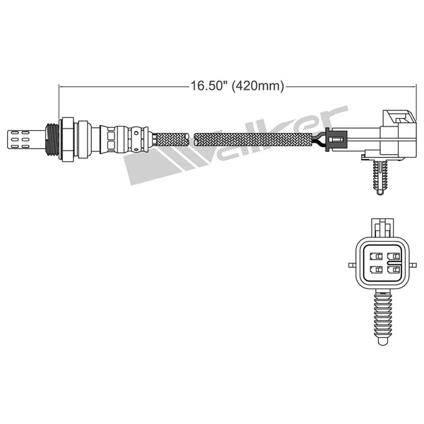 Walker Products 250-24704 Oxygen Sensor