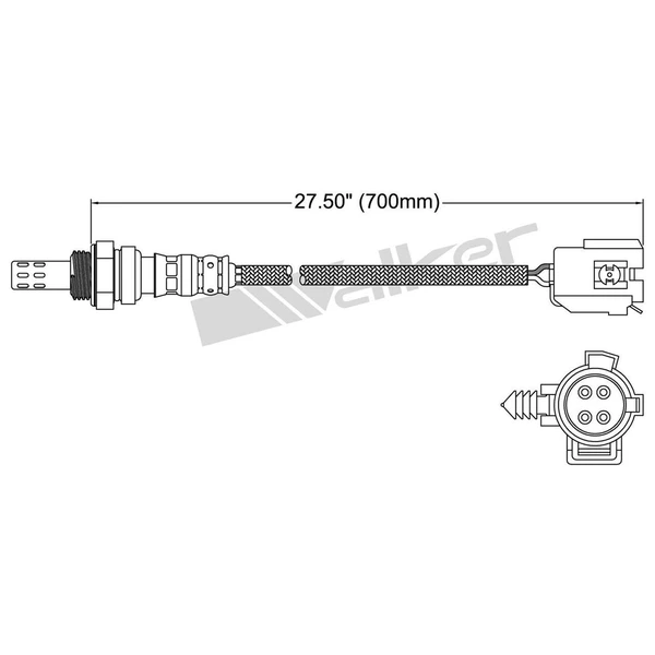 Walker Products 250-24944 Oxygen Sensor