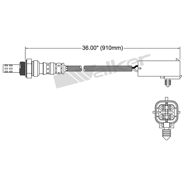 Walker Products 250-24013 Oxygen Sensor