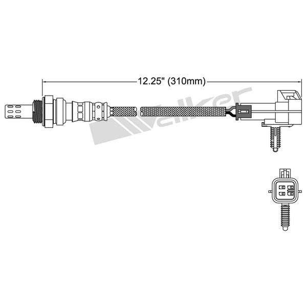Walker Products 250-24273 Oxygen Sensor