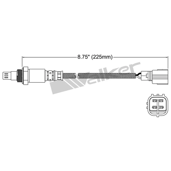Walker Products 250-54086 Oxygen Sensor