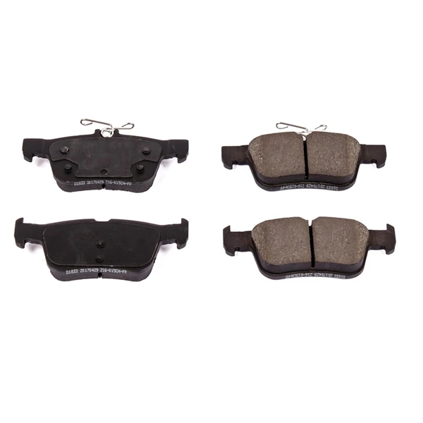 Disc Brake Pad Set - Rear Side - PowerStop 16-1833