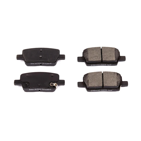 Disc Brake Pad Set - Rear Side - PowerStop 16-1914