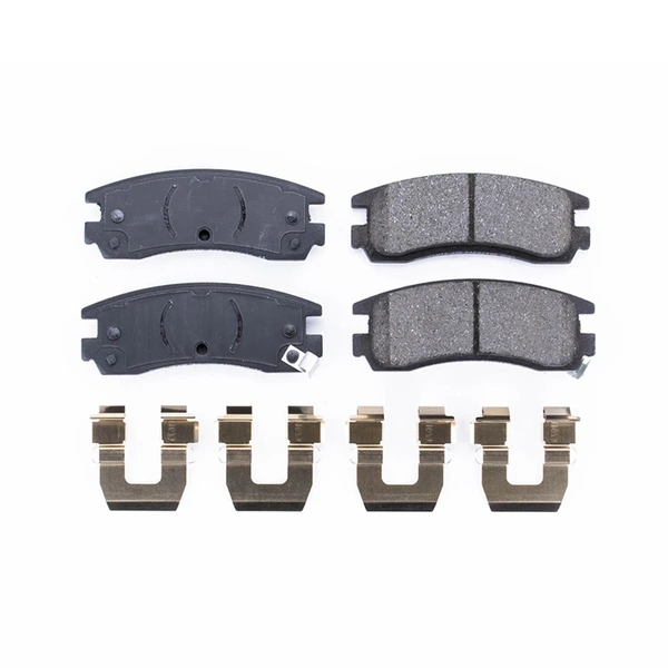 Disc Brake Pad Set - Rear Side - PowerStop 17-698