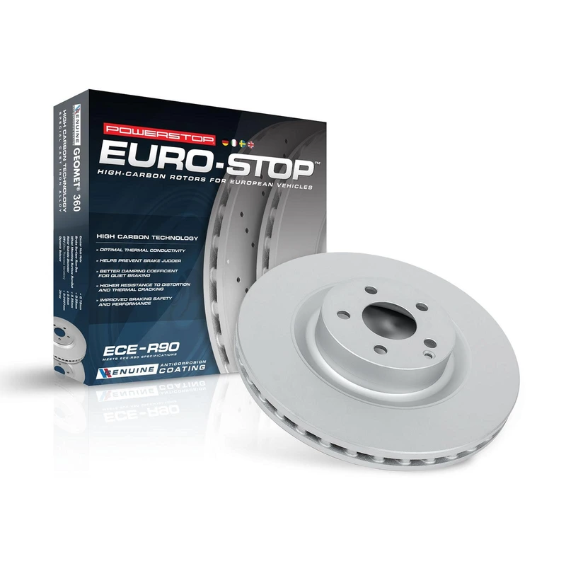 PowerStop EBR658EVC Brake Rotor Rear Side