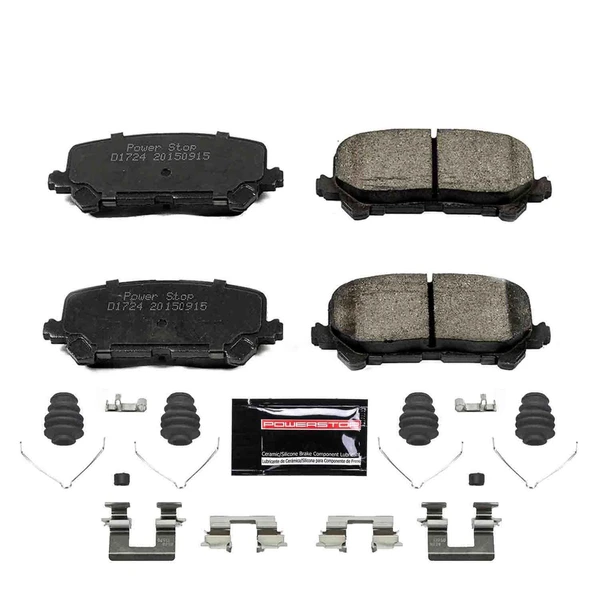Disc Brake Pad Set - Rear Side - PowerStop Z23-1724