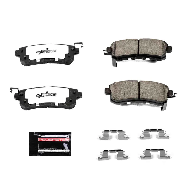 Disc Brake Pad Set - Rear Side - PowerStop Z36-1510