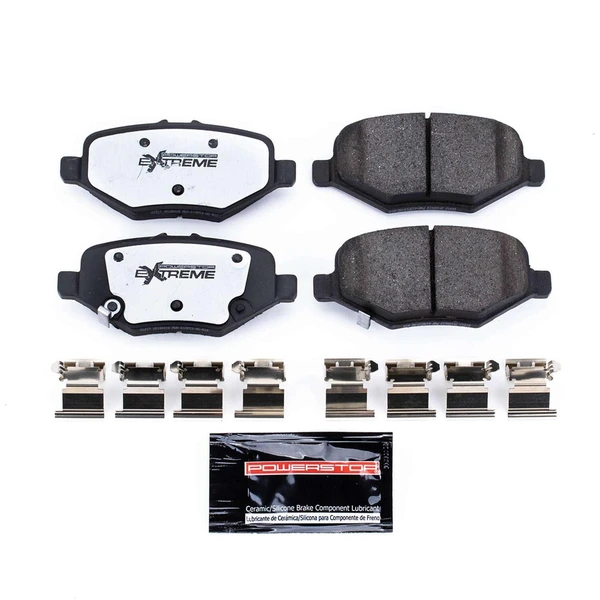 Disc Brake Pad Set - Rear Side - PowerStop Z36-1612