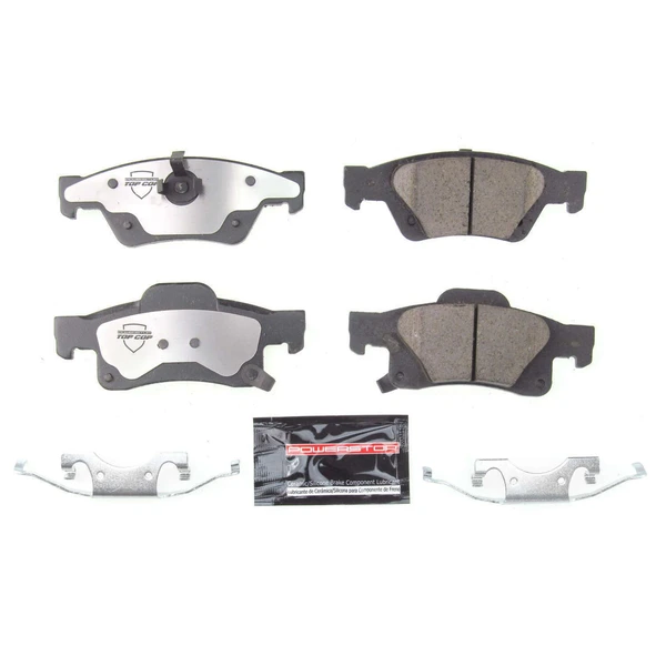 Disc Brake Pad Set - Rear Side - PowerStop Z37-1498