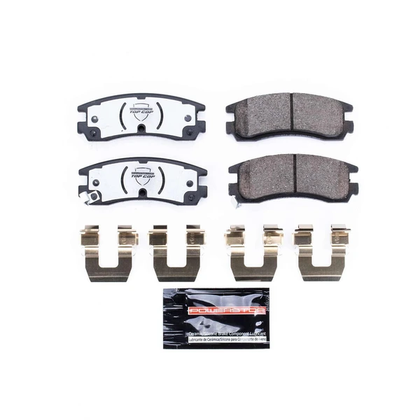 Disc Brake Pad Set - Rear Side - PowerStop Z37-698