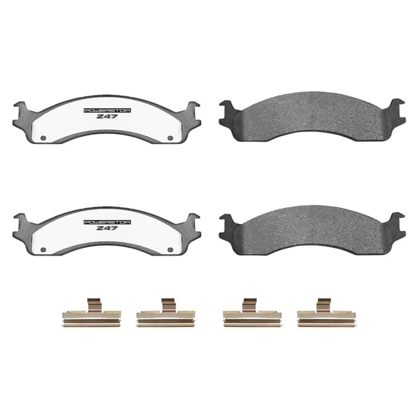 Disc Brake Pad Set - Front Side - PowerStop Z47-655A