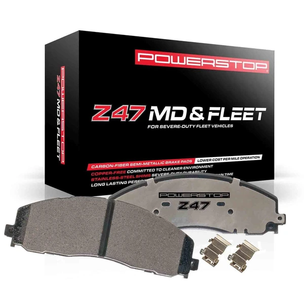Disc Brake Pad Set - Rear Side - PowerStop Z47-974