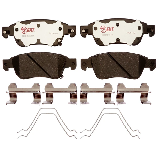 Disc Brake Pad Set - Front Side - Raybestos EHT1287H