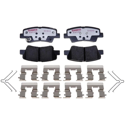 Disc Brake Pad Set - Rear Side - Raybestos EHT1813H